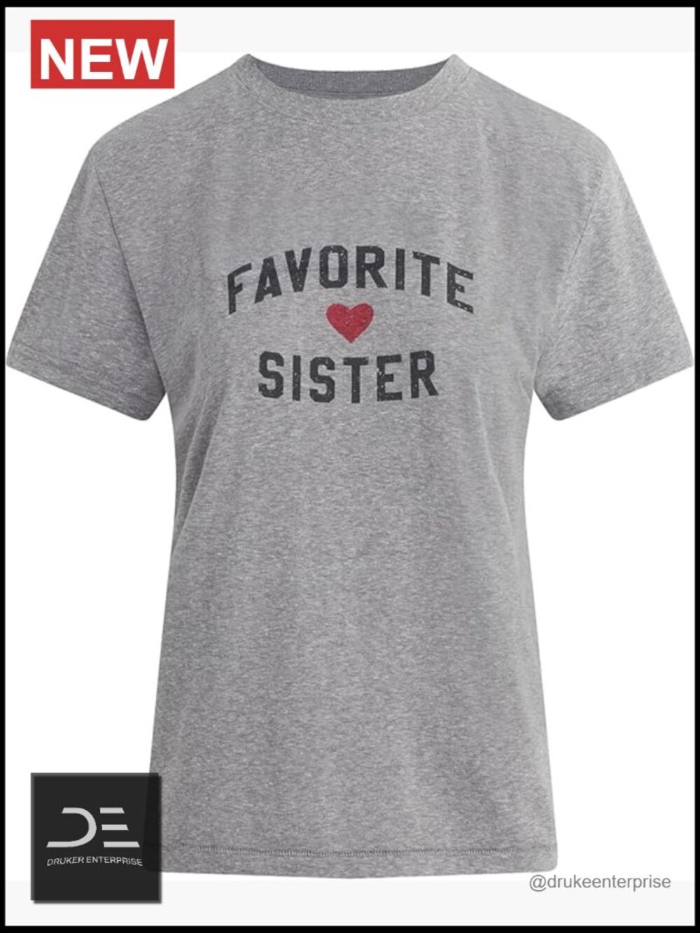 Classic Fit Crew Neck Tee with Letter Print
